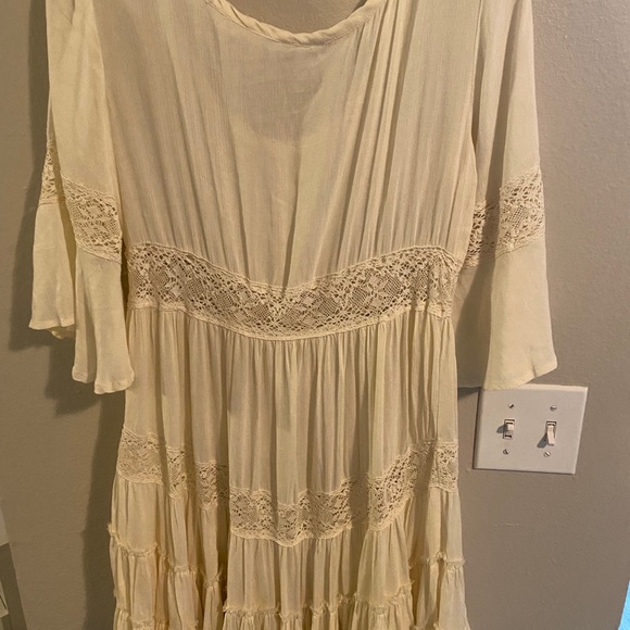 New Free People cream dress Sz XS - Picture 6 of 7